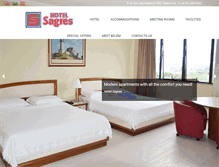 Tablet Screenshot of hotelsagres.com